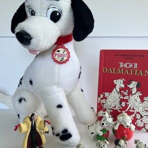 Lot of Disney 101 Dalmatians vintage toys